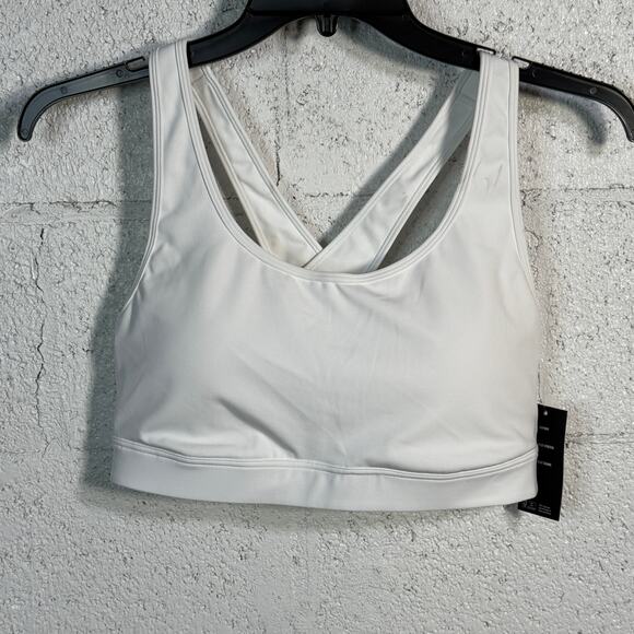 Ideology Plus Size Medium Impact Sports Bra, White 1X - Picture 1 of 7